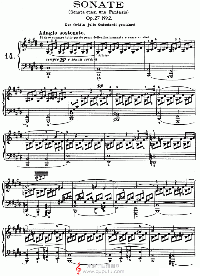 月光曲（Op.27 No.2）_原文件名：月光曲