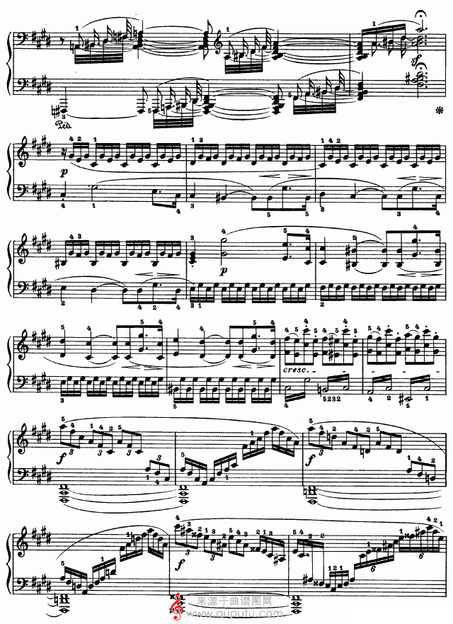 月光曲（Op.27 No.2）_原文件名：月光曲