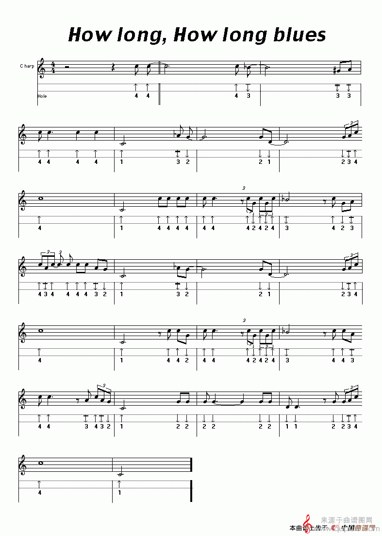 How long How long blues(布鲁斯) How long How long blues(布鲁斯)