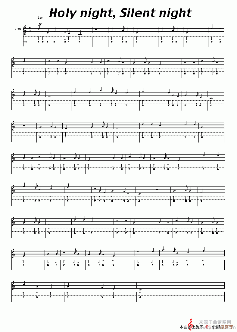 Holy night,Silent night(布鲁斯) Holy night,Silent night(布鲁斯)