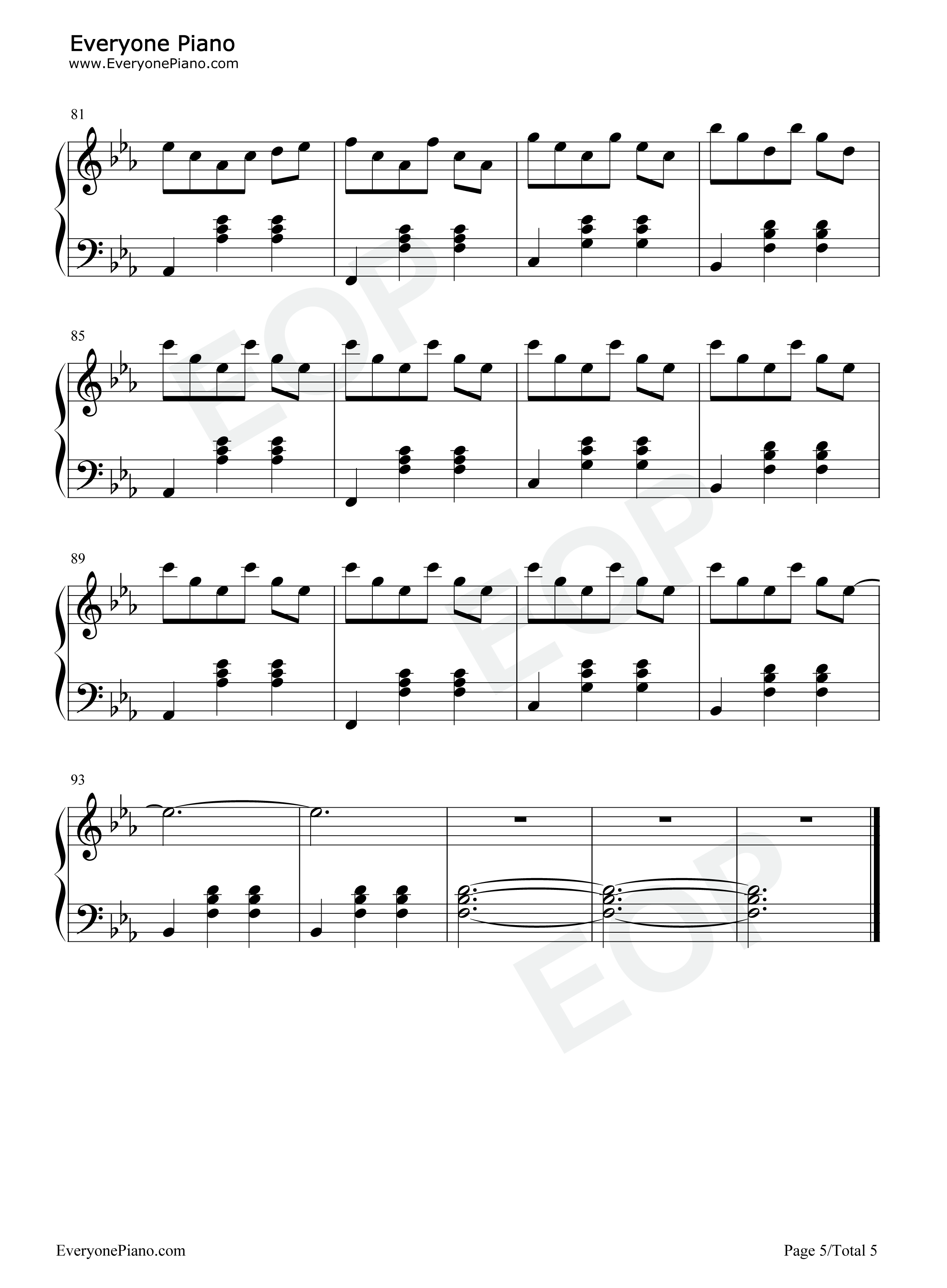 Idea 22-Gibran Alcocer五线谱预览5