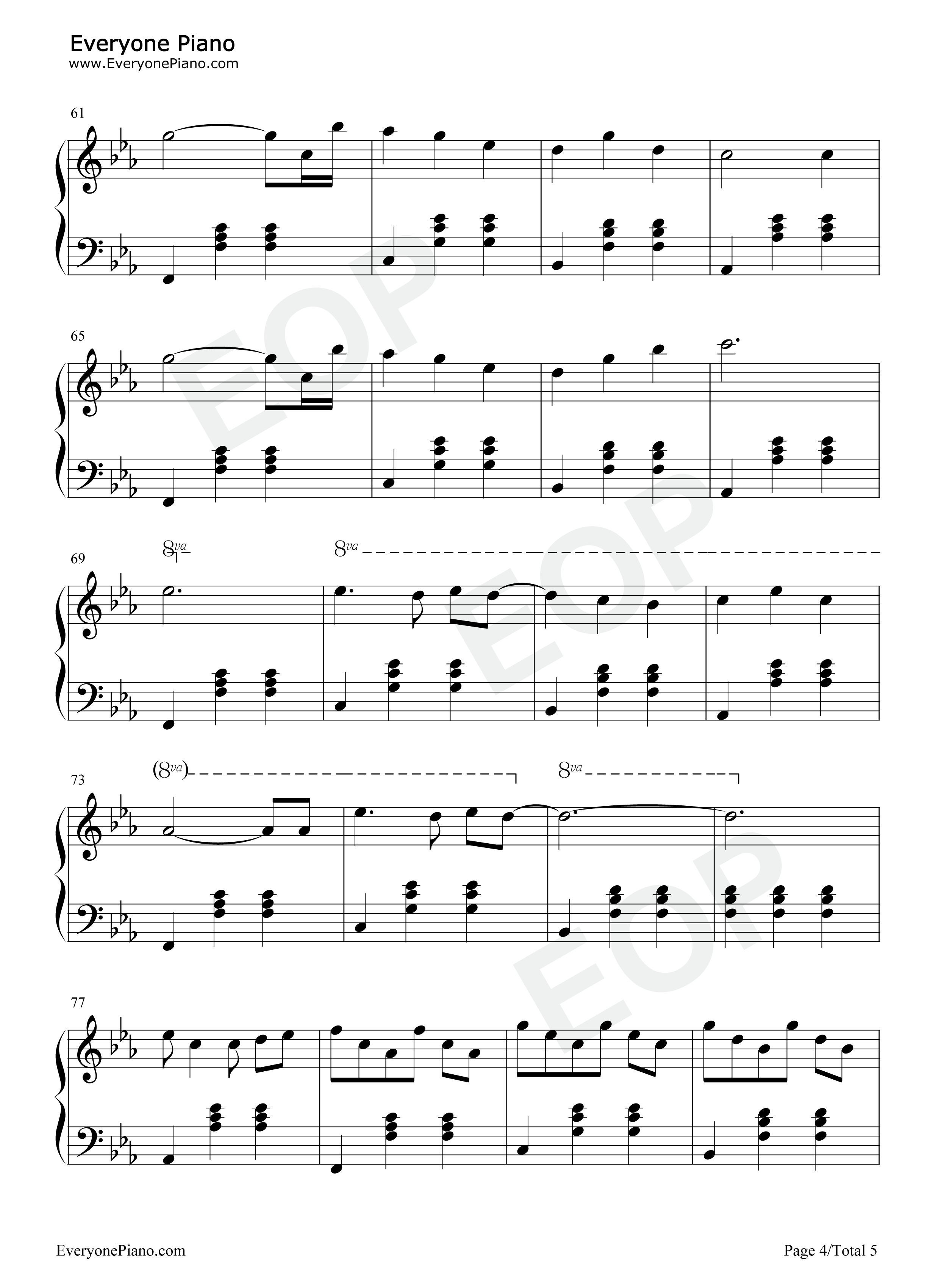 Idea 22-Gibran Alcocer五线谱预览4